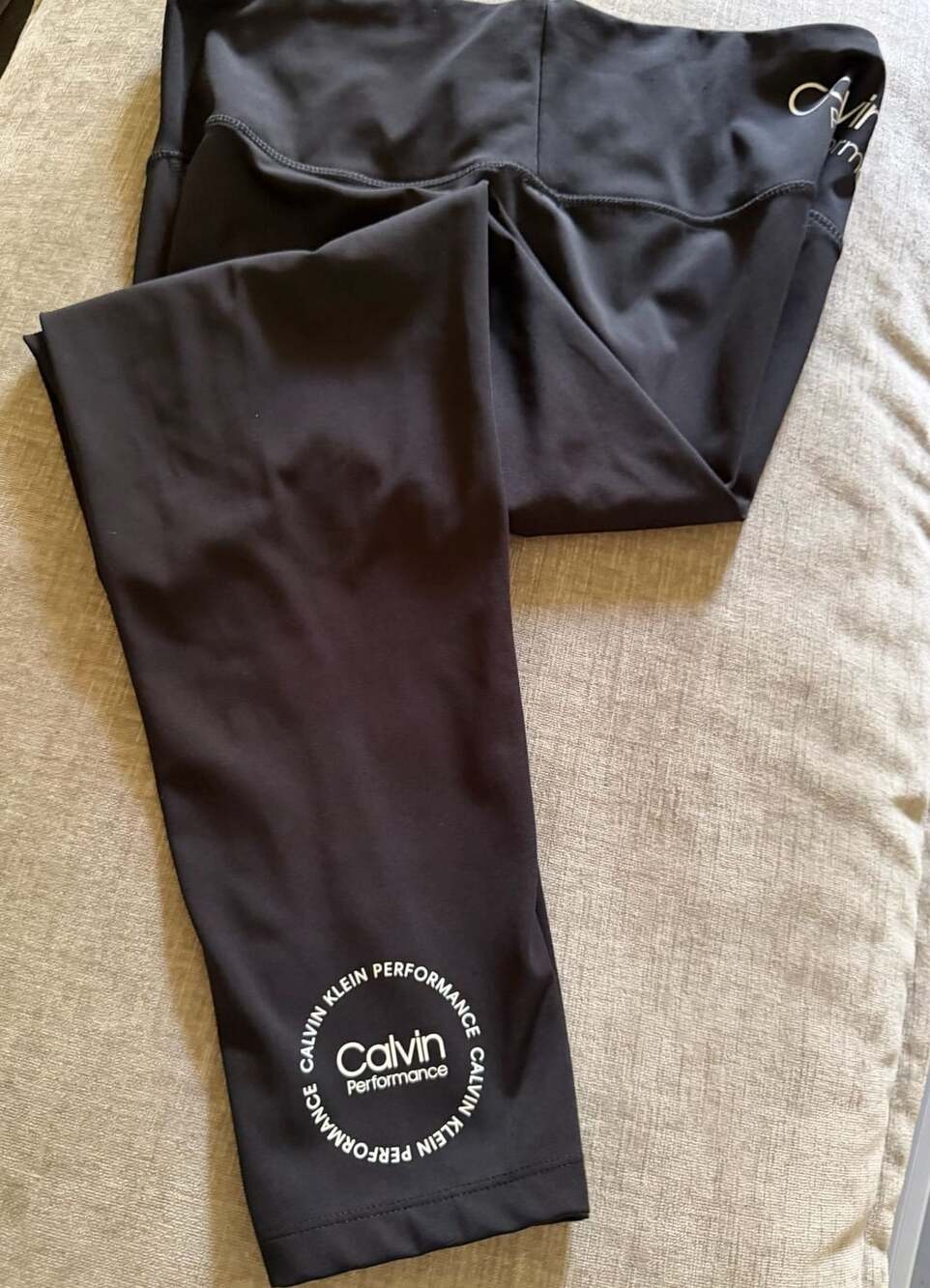 Calvin Klein Performance Black Stretch Athletic Leggings